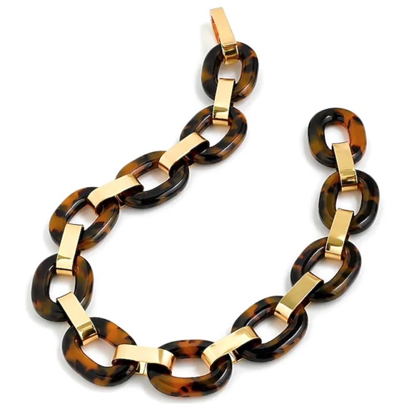 Tortoise Link Necklace